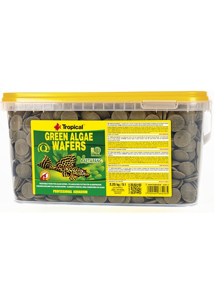 Green Algae Wafers 100 Gram Balık Yemi fiyatları