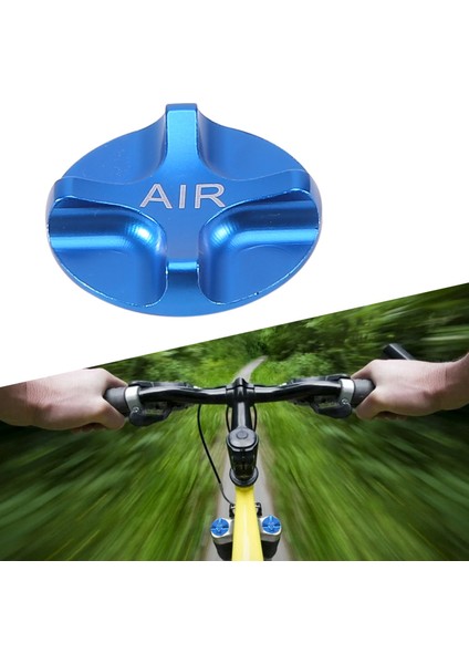 Bisiklet Hava Valfi Kapakları Bisiklet Süspansiyonu Bisiklet Ön Çatal Parçaları Mavi (Yurt Dışından) indirimleri