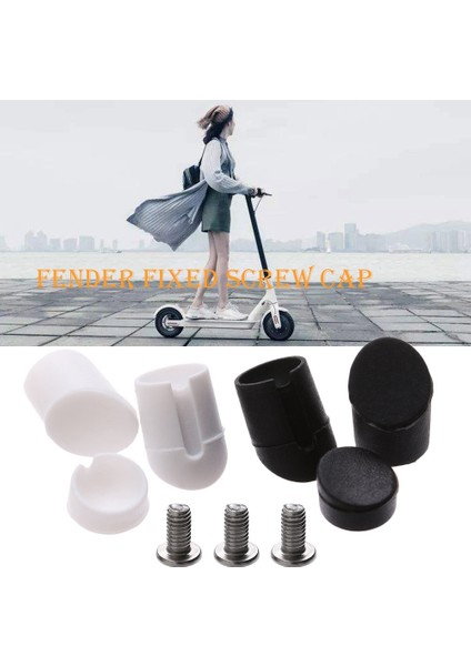 Xiaomi M365/1S Için Scooter Arka Çamurluk Arka Lambası Çamurluk Seti (Beyaz) (Yurt Dışından) modelleri