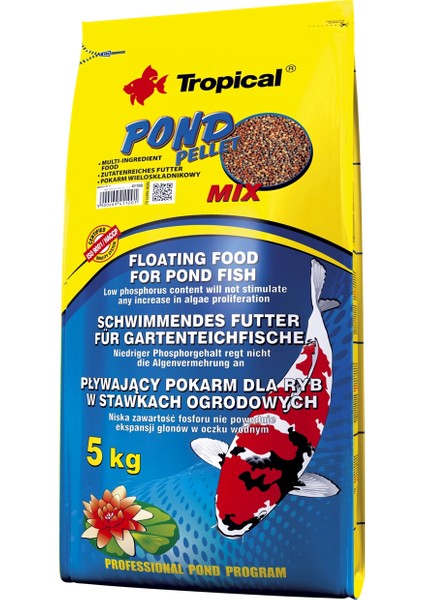 Pond Pellet Mix Size Small 500 gr Açık fiyatları