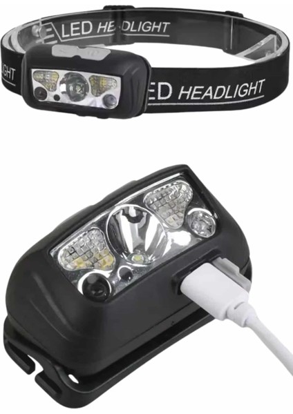 Buğz Ayarlanabilir Kafa Lambası Type-C Şarjlı Kompakt Kamp Lambası indirimleri