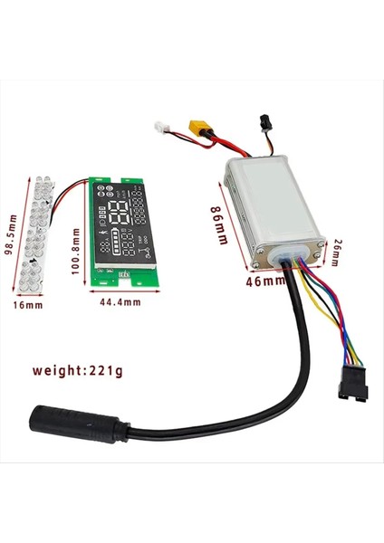 Kugoo S3 E-Scooter Için Elektrikli Scooter Kontrol Cihazı Motor Ölçer Kiti (Yurt Dışından) modelleri