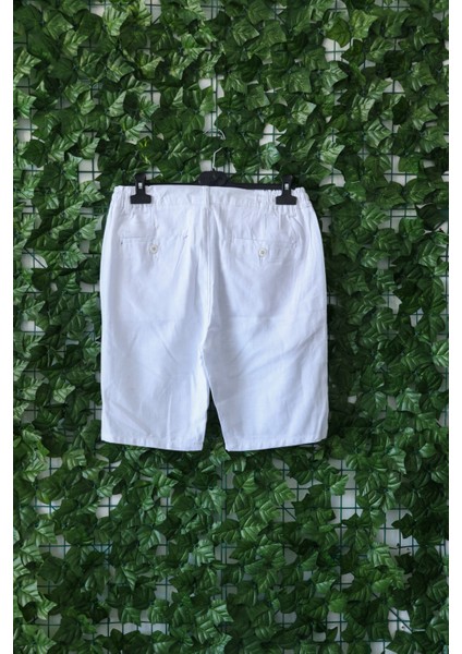 Erkek Beyaz Keten Şort fiyatları