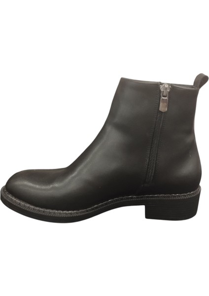 326201Z Fermuarlı Kaydırmaz Kauçuk Taban Günlük Kadın Bot fiyatları