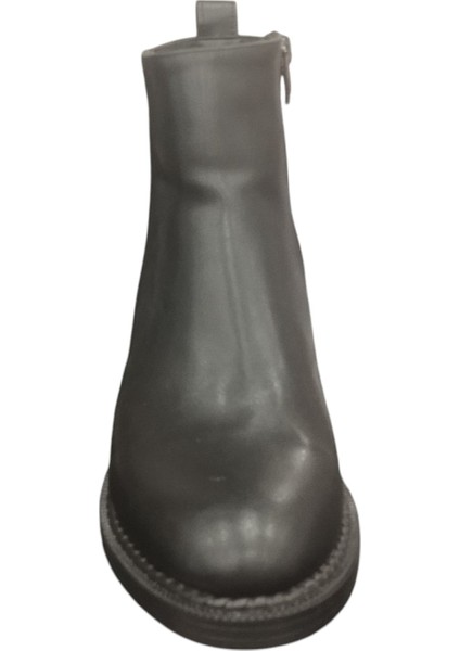 326201Z Fermuarlı Kaydırmaz Kauçuk Taban Günlük Kadın Bot modelleri