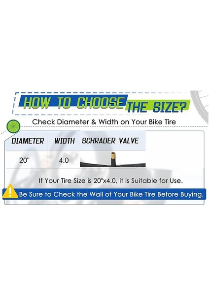 Av 32 mm Valfli 2'li Paket 20X4.0 Kalın Bisiklet Lastiği, Bisiklet Lastikleri (Yurt Dışından) fiyatları