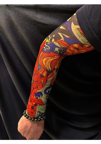 Buğz Çorap Dövme Giyilebilir Kol Bacak Dövmesi Likralı 2 Adet Model 4 fiyatları