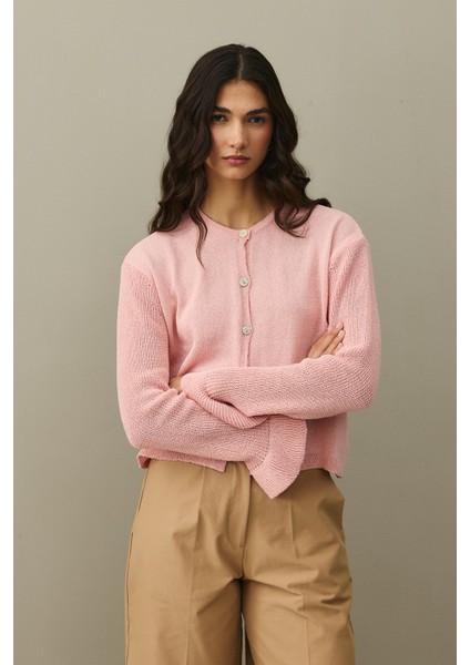 Pamuk Hırka Pembe fırsatları