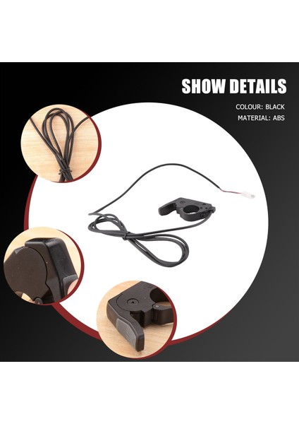 Elektrikli Bisiklet Sol Sağ Evrensel Başparmak Gazı 24-72V 165CM (Yurt Dışından) indirimleri