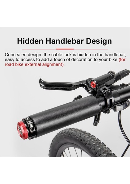 Dağ Yolu Bisikleti Gizli Çelik Kablo Kilidi B (Yurt Dışından) fiyatları