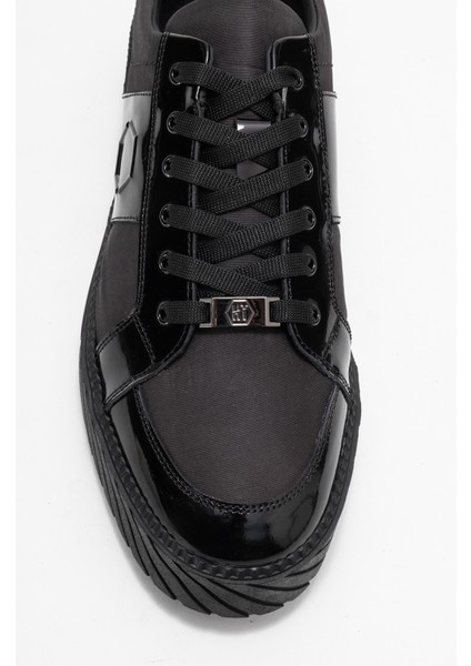 Erkek Düz Taban Bağcıklı Casual Ayakkabı Gerçek Deri Mc 22465 Siyah fiyatları