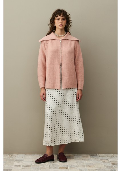 Fermuar Detaylı Hırka Pembe fiyatları