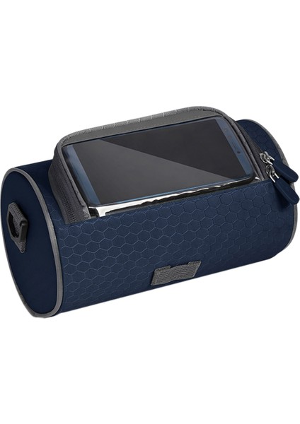 Mtb Yol Bisikleti Için 6 Inç Şeffaf Kese Sahip Bisiklet Ön Çerçeve Çantası (Yurt Dışından)