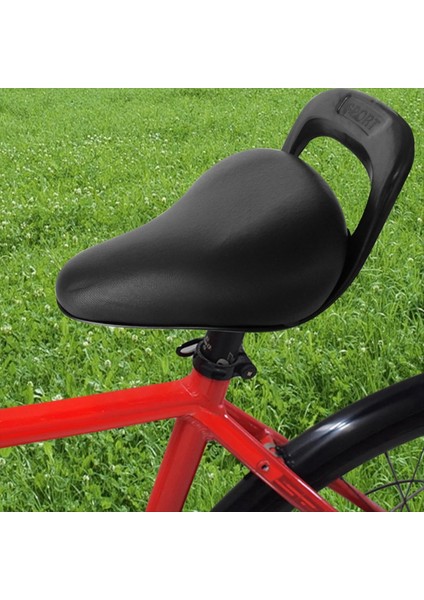 Çocuklar Için Bisiklet Koltuğu, Bisiklet Sele Saplı Pu Bisiklet Koltuğu, Siyah ve Kırmızı (Yurt Dışından) fırsatları