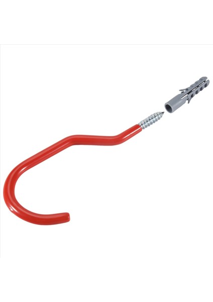 Bisiklet Askıları, Saklama Seti, Duvara Monte/tavan Plastik, Kırmızı 6'lı Paket (Yurt Dışından) fırsatları