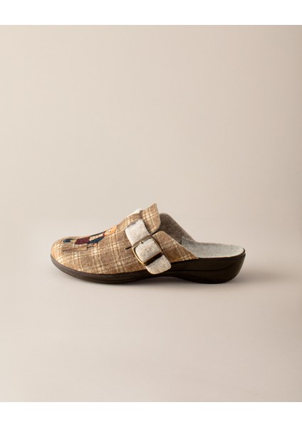 Thizay Kadın Terlik - Kahverengi