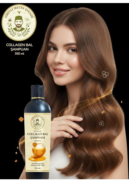 Collagen Bal Özlü Şampuan 350 ml Tüm Saçlar Için