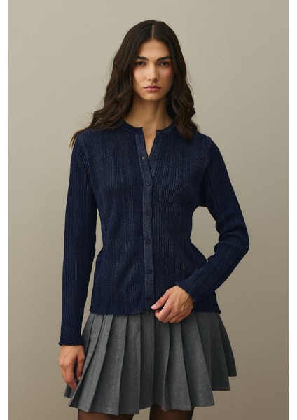 Simli Fitilli Hırka Lacivert fiyatları