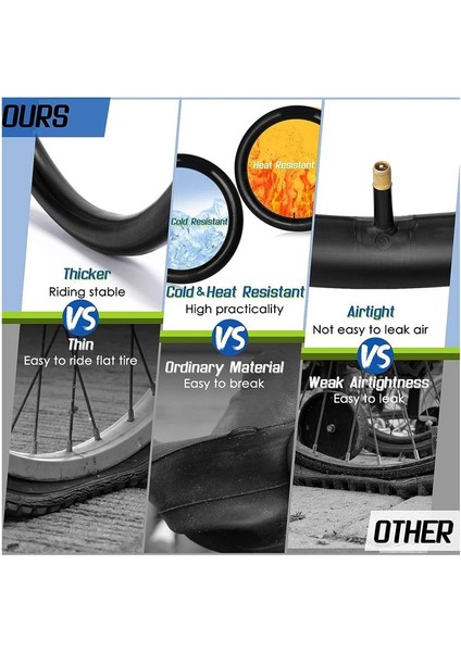 2'li Paket 26X4.0 Kalın Bisiklet Lastiği Av 32 mm Valfli, Bisiklet Lastikleri (Yurt Dışından) fırsatları