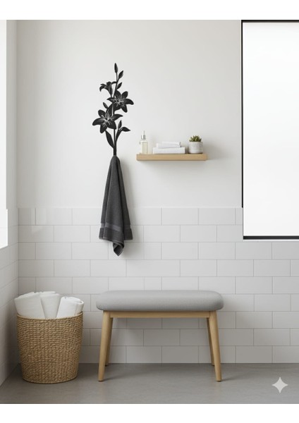 Farklı Desenli Siyah Metal Duvar Askısı | Modern & Tarz Ev Aksesuarları indirimleri