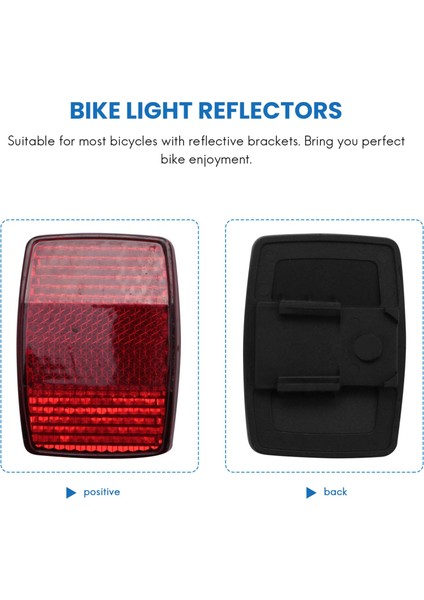 1 Çift Bisiklet Far Reflektörü Ön Arka Gidon ve Sele Çubuğu Için (Yurt Dışından) modelleri