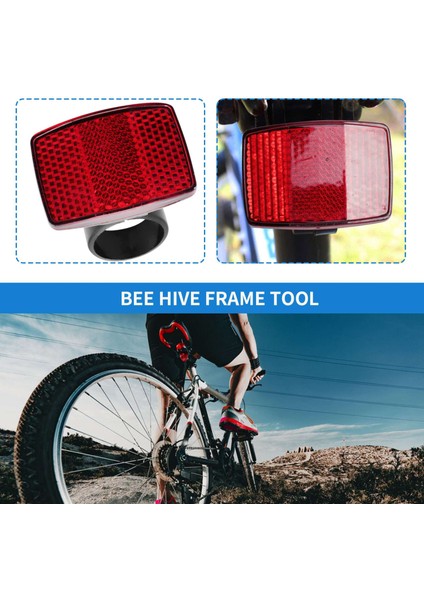 1 Çift Bisiklet Far Reflektörü Ön Arka Gidon ve Sele Çubuğu Için (Yurt Dışından) indirimleri