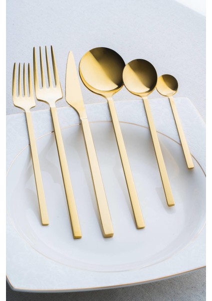 Camila 72 Parça Gold Çatal Kaşık Bıçak Takımı fiyatları