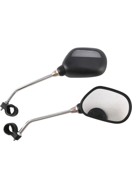 1 Çift Bisiklet 360° Dönebilen Geniş Açılı Dikiz Aynası Gidon Aynası (Yurt Dışından)
