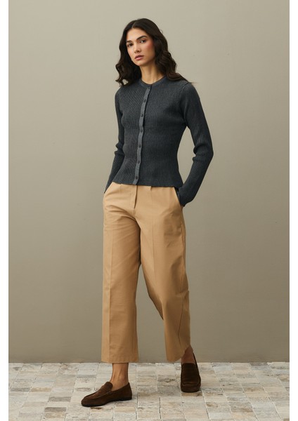 Simli Fitilli Hırka Antrasit fiyatları