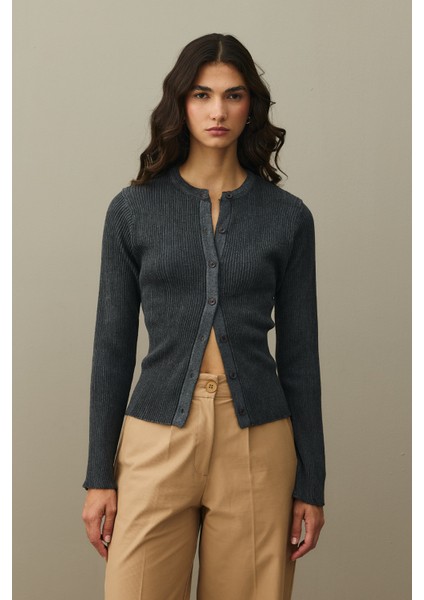 Simli Fitilli Hırka Antrasit indirimleri