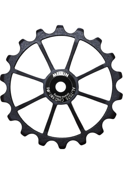 Meıjun 18T Bisiklet Arka Vites Seramik Rulman 4mm 5mm (Siyah) (Yurt Dışından)