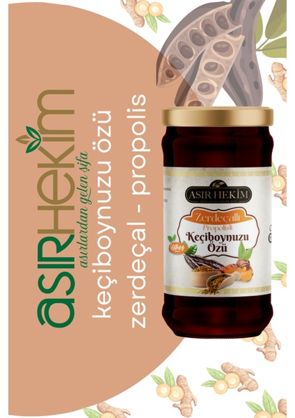 Keçiboynuzu Özü (Zerdeçallı Propolisli) 640 gr