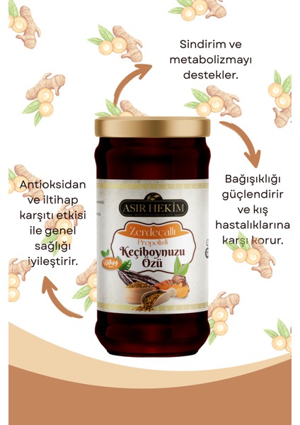 Keçiboynuzu Özü (Zerdeçallı Propolisli) 640 gr fiyatları