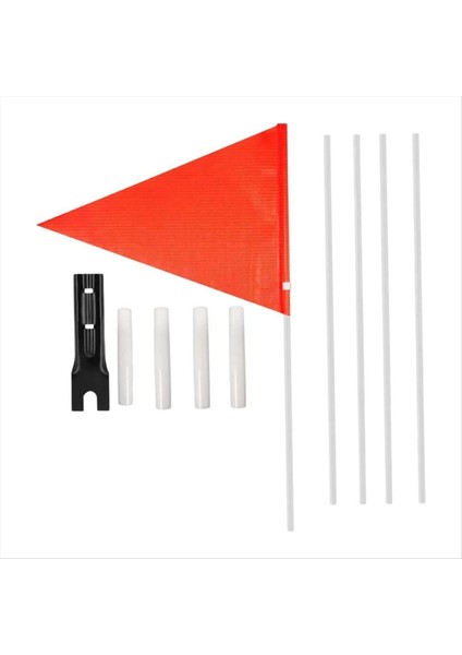 Bisiklet Güvenlik Bayrağı Çocuk Bisikleti Römork Bayrağı Yansıtıcı Çocuk Bayrağı (Yurt Dışından)