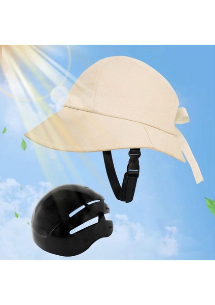 Bisiklet Kaskı Şapka Şeklinde Kask Balıkçı Şapkası Kadınlar Için Güneş Şapkası (Yurt Dışından) fiyatları