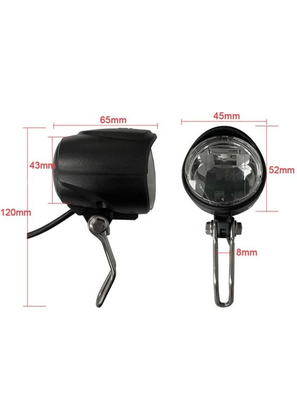 Elektrikli Bisiklet 36V 48V Far Ön Farlar Arka Uyarı Işıkları (Yurt Dışından) modelleri