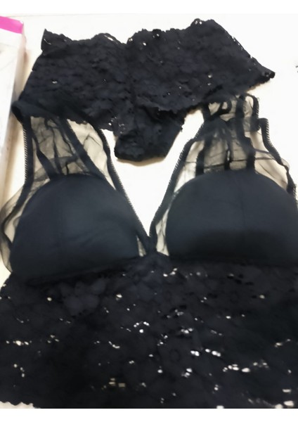 Kadın Fantezi Dantel Bralet-Boxer Takım modelleri