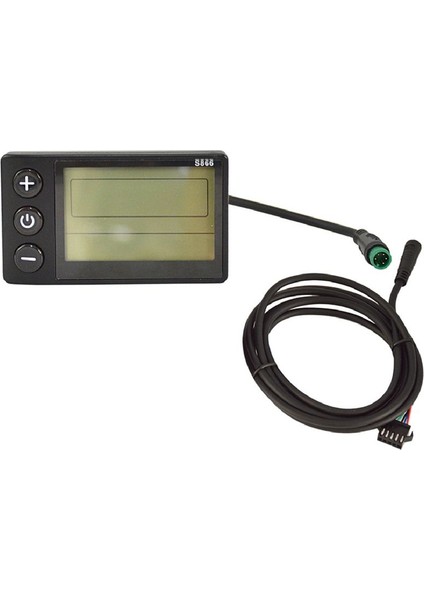 S866 Elektrikli Bisiklet LCD Ekranlı Elektrikli Scooter Ekran Metre Paneli (Yurt Dışından)