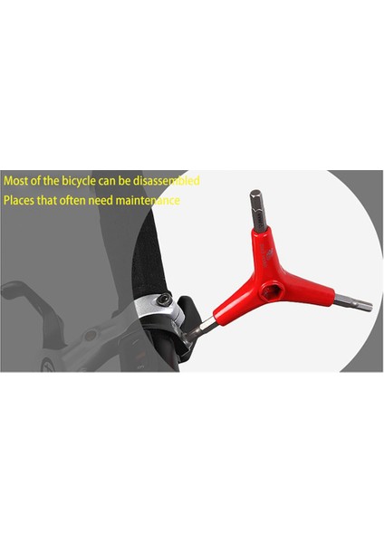 Bıke Hand Y Şeklinde Bisiklet Altıgen Anahtarı 3 Yollu Altıgen Alet Altıgen Anahtarı (Yurt Dışından) indirimleri