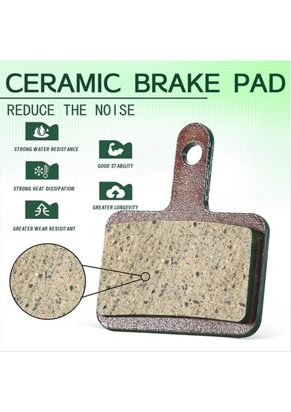 Bucklos Bisiklet Fren Balataları Bisiklet Hidrolik Disk Fren Balatası 2 Çift (Yurt Dışından) indirimleri