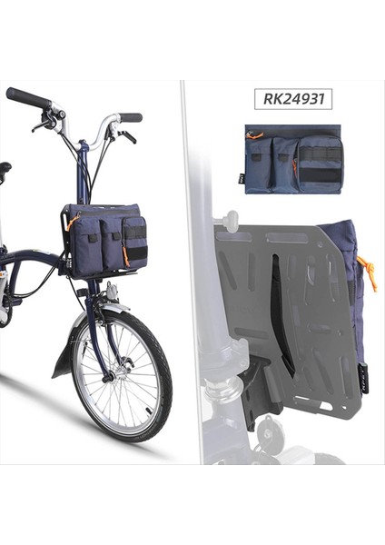 Rhinowalk Bisiklet Çantası Adaptörü Brompton Drak Gray (Yurt Dışından)