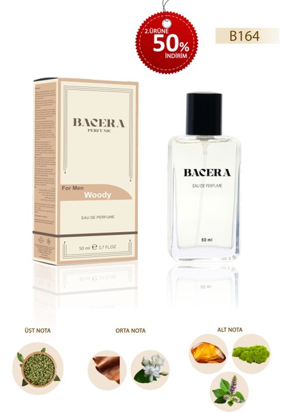 B164 Woddy Erkek Parfüm 50 ml
