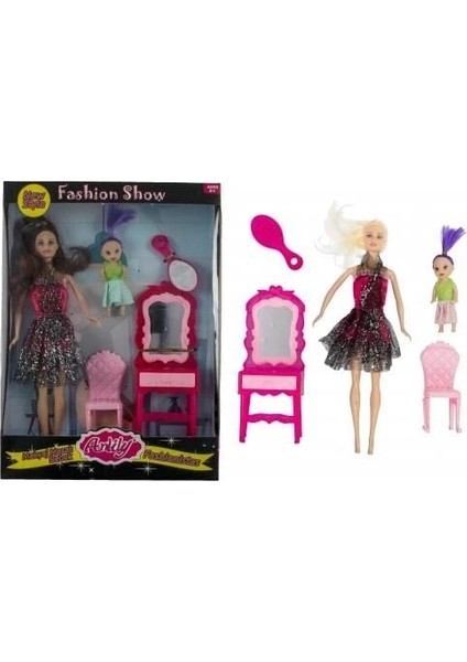 Buğz Anlily Bebek ve Oyuncak Makyaj Masası Yavrulu Bebekli fiyatları