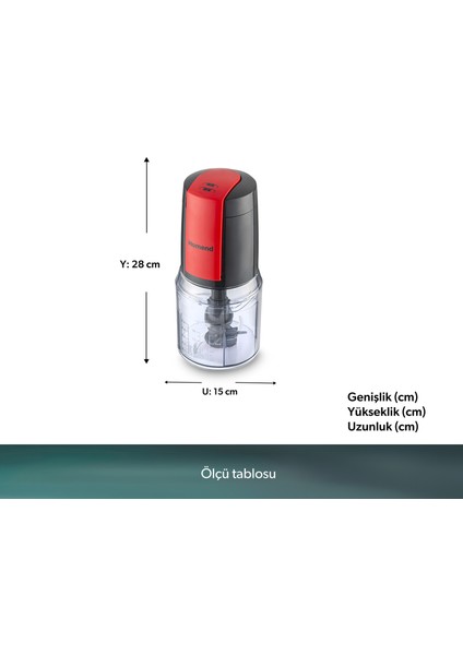 Robochop 2110H Doğrayıcı Siyah Kırmızı fiyatları