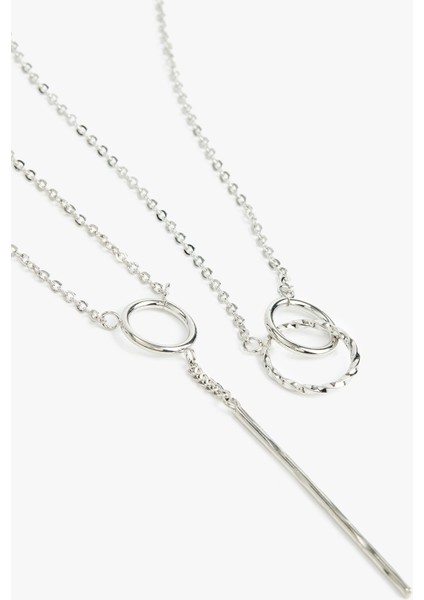 Sallantılı Halka Kolye modelleri