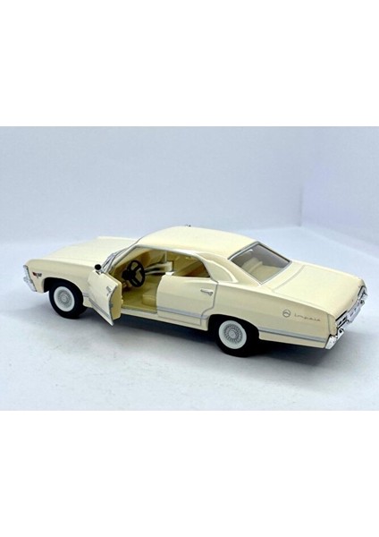 Çek Bırak 1967 Chevrolet Impala ( Krem ) Oyuncak Araba fiyatları