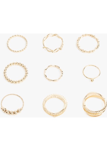 Burgu 9'lü Yüzük Seti