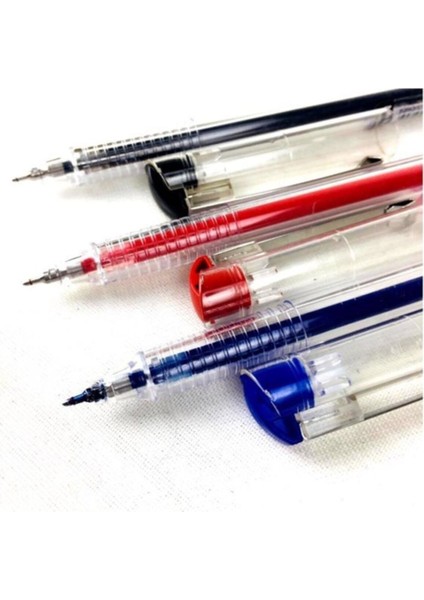 My-King Jel Tükenmez Kalem 0.5mm Siyah-Mavi-Kırmızı 3'lü Set