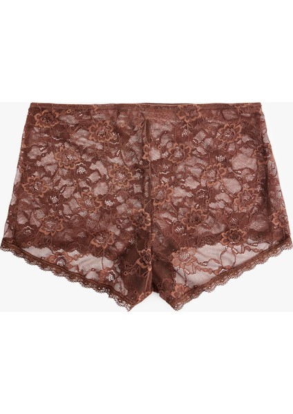 Dantel Detaylı Rahat Kalıp Kısa Şort fiyatları