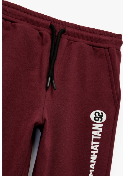 Şardonlu Beli Lastikli Baskılı Jogger Eşofman Altı modelleri